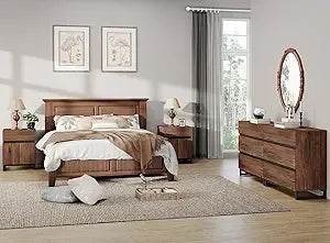 Modern Light Oak Dresser And Nightstand Set Of 3 - MKDK - Sleep Galleria