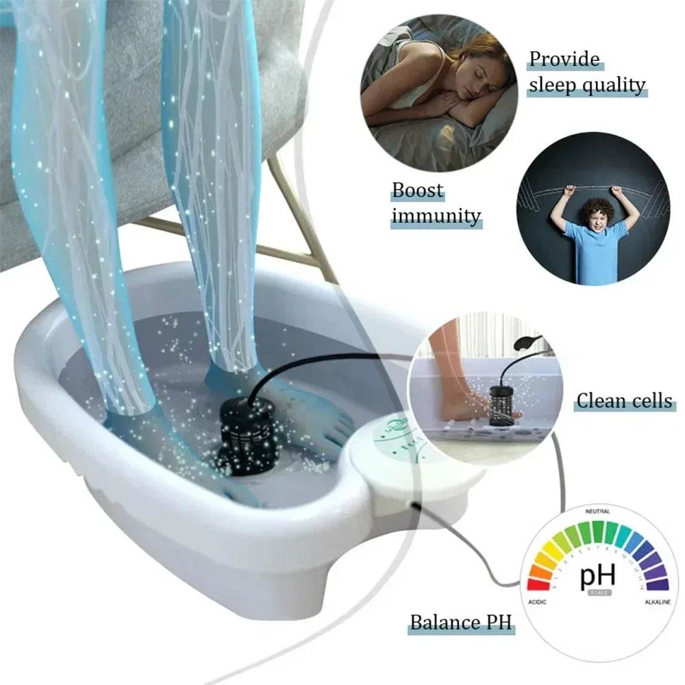 Detox Ionic Foot Spa Bath Machine With Massage Function - monclique - Sleep Galleria