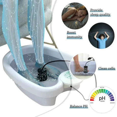 Detox Ionic Foot Spa Bath Machine With Massage Function - monclique - Sleep Galleria