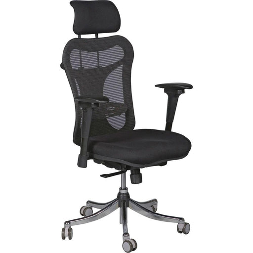 MooreCo, Inc. Furniture > Office Furniture-Task Stools MooreCo Ergo Ex Ergonomic Office Chair - Black Seat - 5-star Base - 1 Each