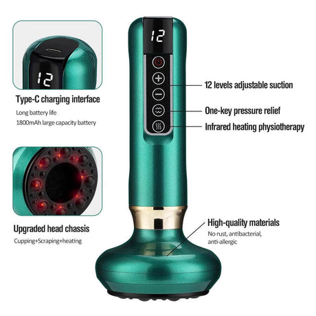 Intelligent Rechargeable Electric Cupping Massage Device - Ms.Dear - Sleep Galleria