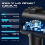 Deep Muscle Percussion Massage Gun with 99 Speeds and Carry Case - Sleep Galleria