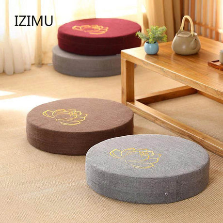 Meditation Cushion Backrest Pillow with Hard Texture and Removable Cover - Sleep Galleria