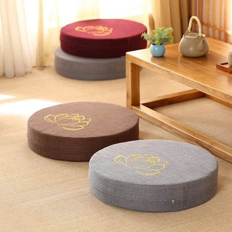 Meditation Cushion Backrest Pillow with Hard Texture and Removable Cover - Sleep Galleria