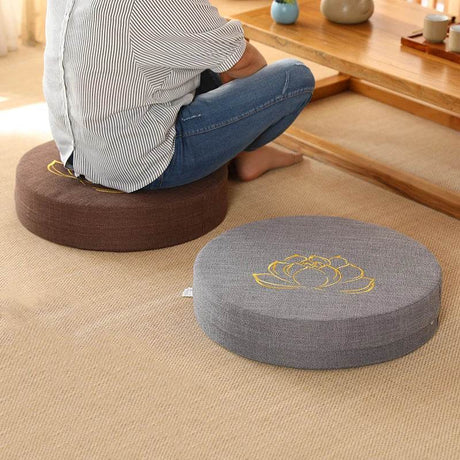 Meditation Cushion Backrest Pillow with Hard Texture and Removable Cover - Sleep Galleria