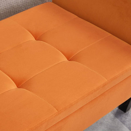 Velvet Storage Bed Bench With Foam Cushion - Sleep Galleria