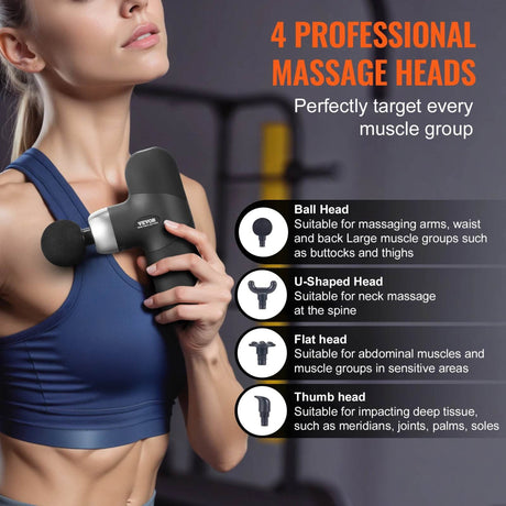 Vevor Portable Deep Tissue Massage Gun - Sleep Galleria