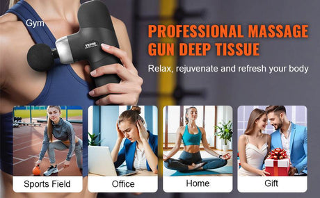 Vevor Portable Deep Tissue Massage Gun - Sleep Galleria