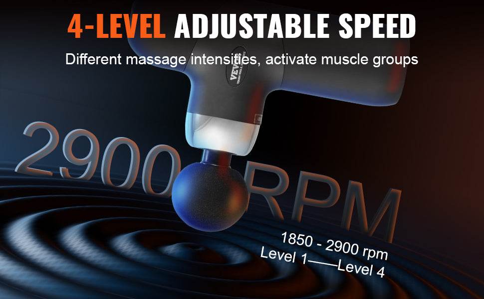 Vevor Portable Deep Tissue Massage Gun - Sleep Galleria