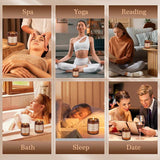 Aromatherapy Soy Wax Scented Candle With Natural Oils - obisesio - Sleep Galleria
