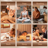 Aromatherapy Soy Wax Scented Candle With Natural Oils - obisesio - Sleep Galleria