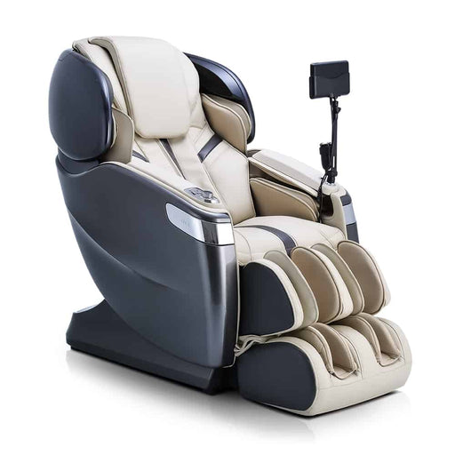 Ogawa Massage Chairs Gun Metal and Ivory Ogawa Master Drive AI 2.0 Massage Chair