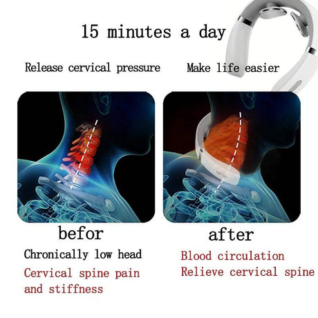 Portable Lightweight Neck Massage Relaxation Device - Sleep Galleria