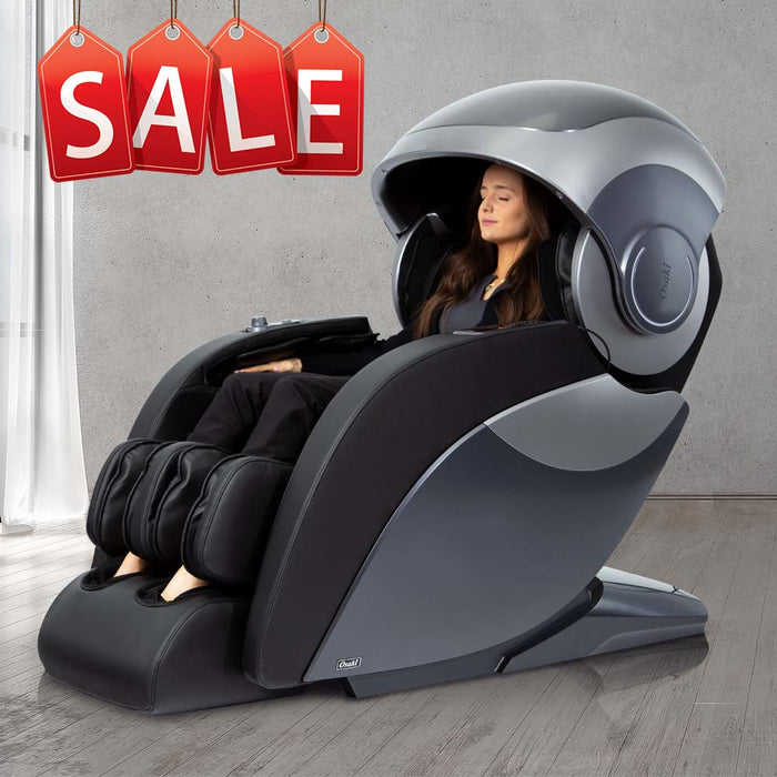 Osaki Massage Chairs Dark Brown with Black Osaki OS-Pro 4D Escape Massage Chair