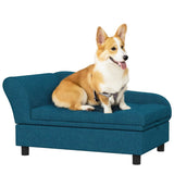 Elevated Pet Sofa Bed With Storage And Tufted Cushion - Sleep Galleria