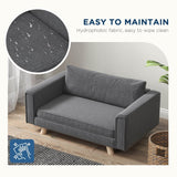 Elevated Pet Sofa With Removable Cushions And Anti-Slip Pads - Sleep Galleria