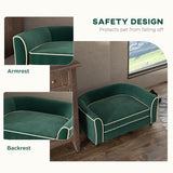 Soft Dutch Velvet Pet Dog Couch With Washable Cover - Sleep Galleria