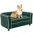 Soft Dutch Velvet Pet Dog Couch With Washable Cover - Sleep Galleria