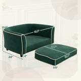Soft Dutch Velvet Pet Dog Couch With Washable Cover - Sleep Galleria