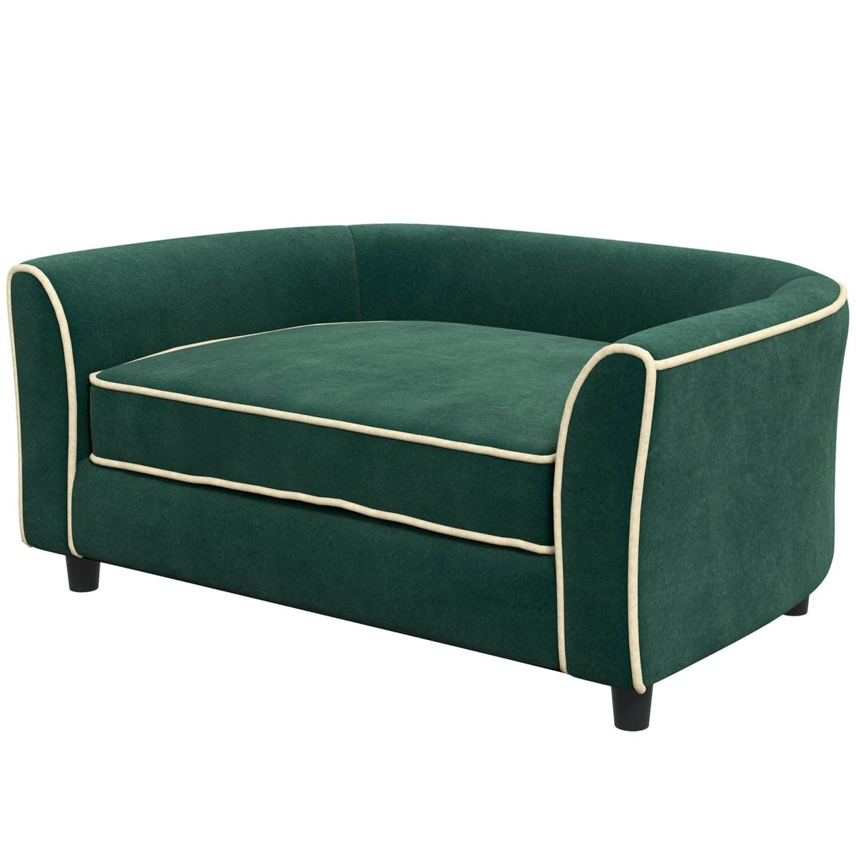 Soft Dutch Velvet Pet Dog Couch With Washable Cover - Sleep Galleria