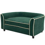 Soft Dutch Velvet Pet Dog Couch With Washable Cover - Sleep Galleria