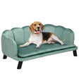 Velvet Foam Cushion Large Dog Couch Bed - PawHut - Sleep Galleria