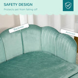 Velvet Foam Cushion Large Dog Couch Bed - PawHut - Sleep Galleria