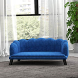 Velvet Large Dog Couch With Foam Cushion - Sleep Galleria