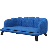 Velvet Large Dog Couch With Foam Cushion - Sleep Galleria