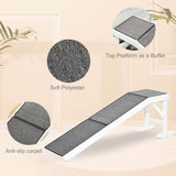 Wooden Pet Ramp With Non-Slip Carpeted Top Platform - Sleep Galleria