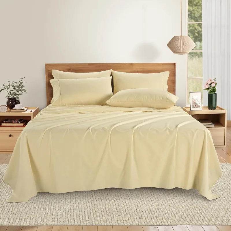 6-Piece Cotton Percale Sheet Set - Sleep Galleria