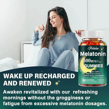 Melatonin Sleep Aid Gummies Promote Rapid Rest and Immunity - Pslalae - Sleep Galleria