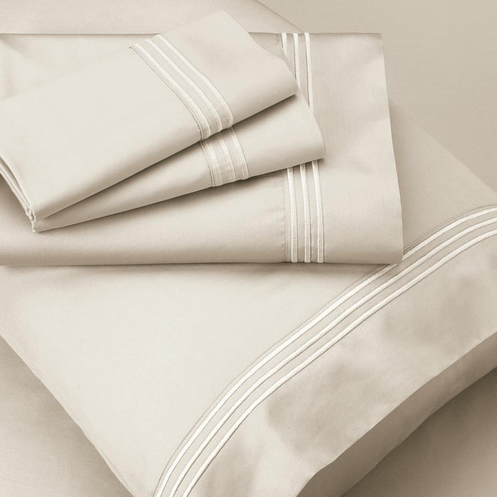 PureCare Bed Sheets Queen / Ivory Premium Celliant Sheet Set