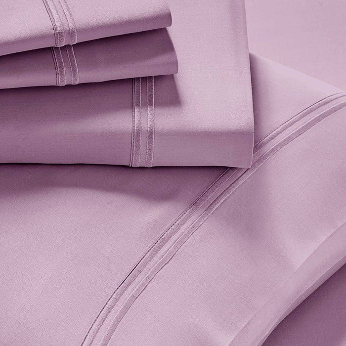 PureCare Bed Sheets Queen / Lilac Premium Refreshing TENCEL Lyocell Pillowcase Set