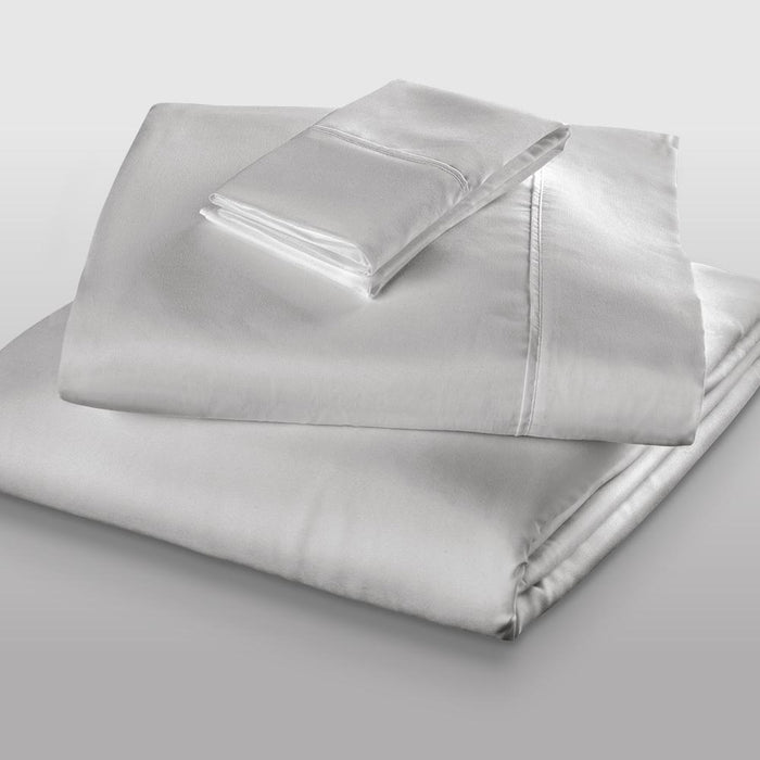PureCare Bed Sheets Twin / Dove Gray Microfiber Sheet Set