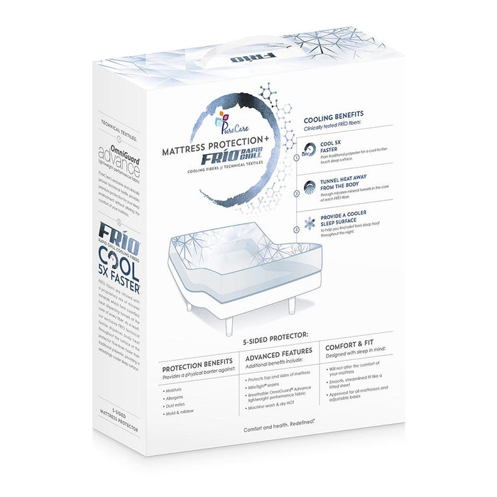 PureCare Mattress Protector Cooling 5-Sided Mattress Protector