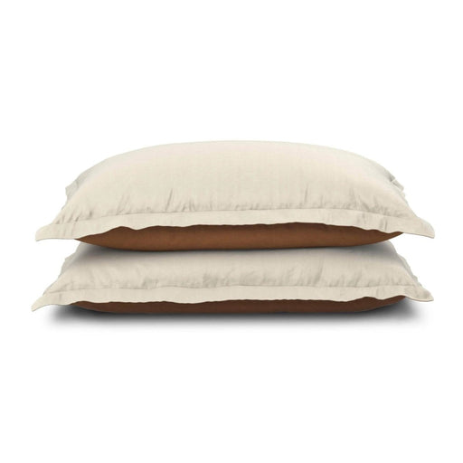PureCare Queen / Ivory / Clay Pillow Sham Set + Soft Touch/Bamboo