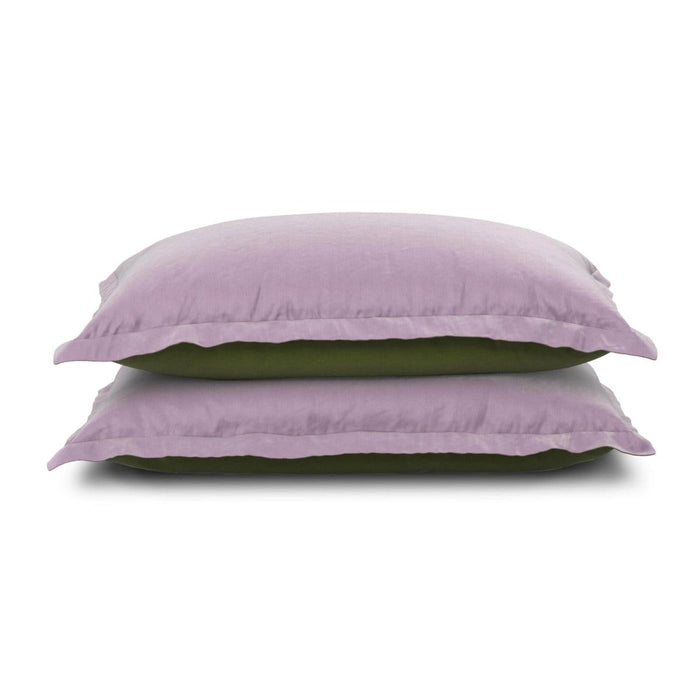 PureCare Queen / Lilac / Jungle Pillow Sham Set + Cooling/Bamboo