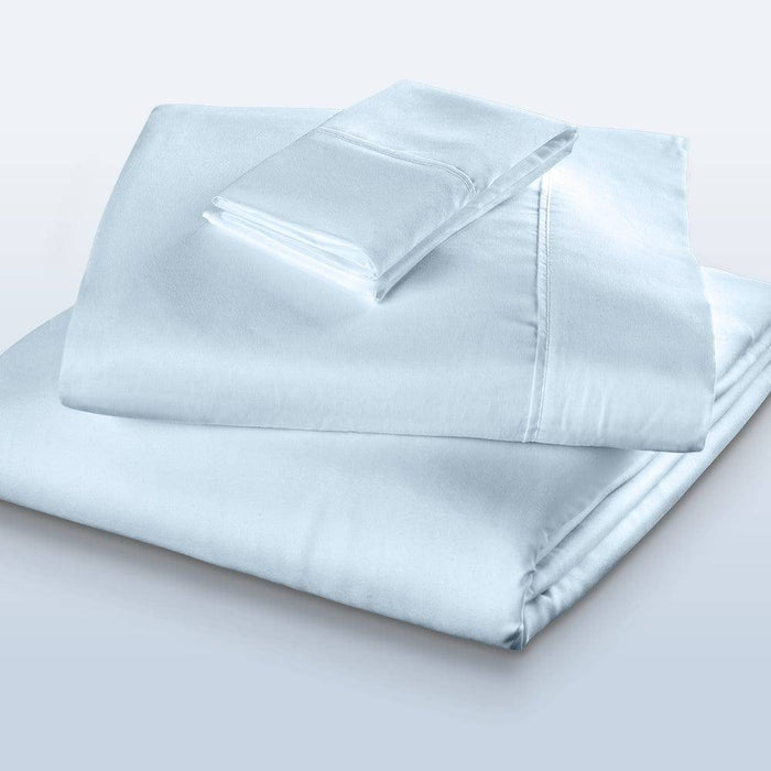 PureCare Sheet Set Light Blue / Twin 100% Cotton Sheet Set