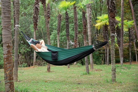 Portable Single - Person Parachute Fabric Hammock - Qiantuzhe - Sleep Galleria