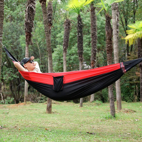 Portable Single - Person Parachute Fabric Hammock - Qiantuzhe - Sleep Galleria