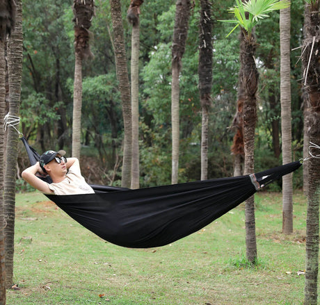 Portable Single - Person Parachute Fabric Hammock - Qiantuzhe - Sleep Galleria