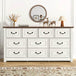 Farmhouse 10-Drawer Engineered Wood Dresser - Sleep Galleria