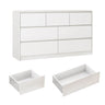 Modern 7 - Drawer High Gloss Wood Dresser Chest - Qiaoshiren - Sleep Galleria