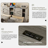 3 - Piece Modern Wood Platform Bed Frame Set - RBXC - Sleep Galleria