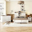 3 - Piece Modern Wood Platform Bed Frame Set - RBXC - Sleep Galleria