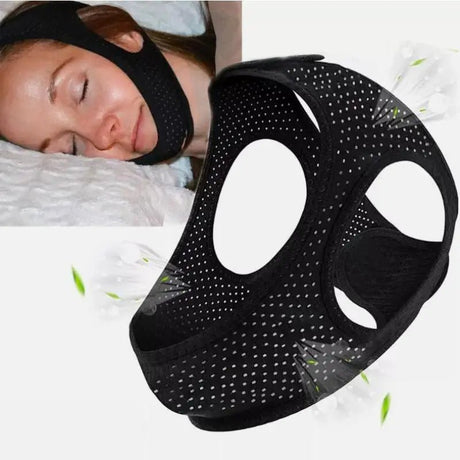 Breathable Anti Snore Chin Strap Stop Snoring Belt - Reposea - Sleep Galleria
