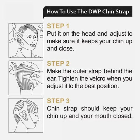Breathable Anti Snore Chin Strap Stop Snoring Belt - Reposea - Sleep Galleria