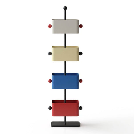 Colorful Metal Cube Bookshelf Four - Shelf Corner Shelf - Reposea - Sleep Galleria