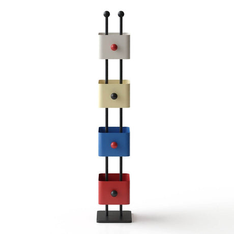 Colorful Metal Cube Bookshelf Four - Shelf Corner Shelf - Reposea - Sleep Galleria